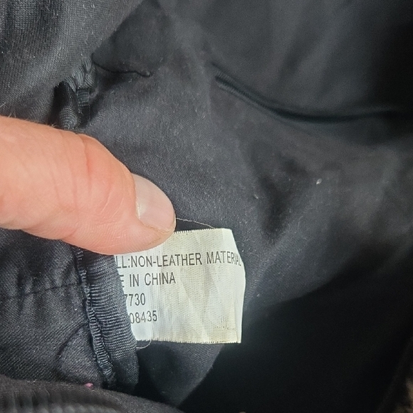 Leopard Print Backpack with Black Accents - Picture 2 of 6